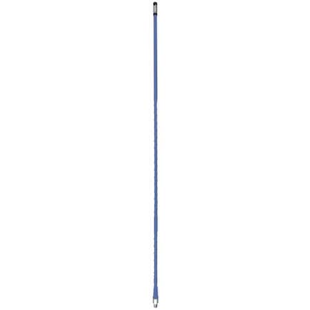 Everhardt Everhardt TSM3-BL 3 ft. Superflex 3 by 4 Wave CB Antenna with Weather Trap - Blue TSM3-BL